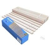 thumbnail of Coemo Rolllattenrost 25 Leisten 6 Befestigungspunkte 140 x 200 cm