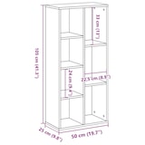 thumbnail of vidaXL Bücherregal Altholz-Optik 50x25x105 cm Holzwerkstoff