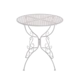 thumbnail of Mesa de jardim Amanda, Ø 70 cm branco antigo.