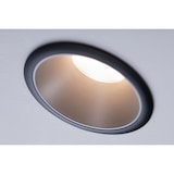 thumbnail of Paulmann LED Einbauleuchte 3-Step-Dim Cole Coin 3er-Set  IP44 rund 88mm  Coin 3x6W 3x470lm 230V dimmbar 2700K Schwarz#Silber matt 93408