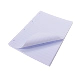 thumbnail of Recargas A4 100 folhas 90 gsm 3,5 mm pautadas com margem e perfurações