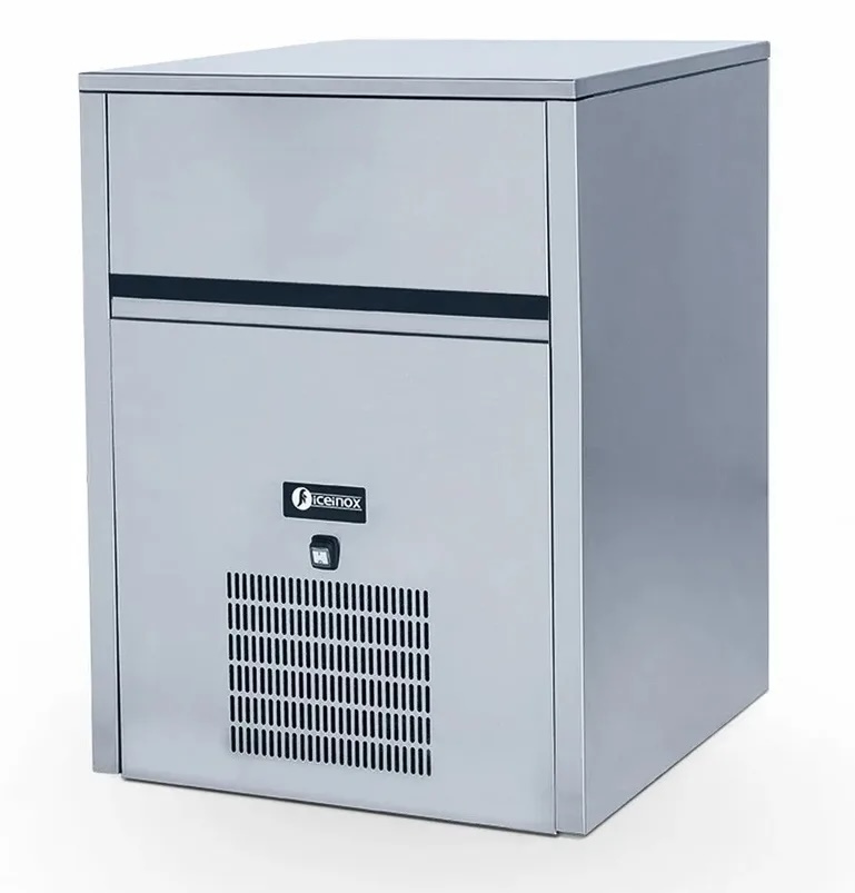 A&S polarny Gastro Eiswürfelbereiter Eismaschine Eiswürfelmaschine Edelstahl 25kg/24h