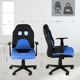 thumbnail of Schreibtischstuhl Fun für Kinder schwarz/blau