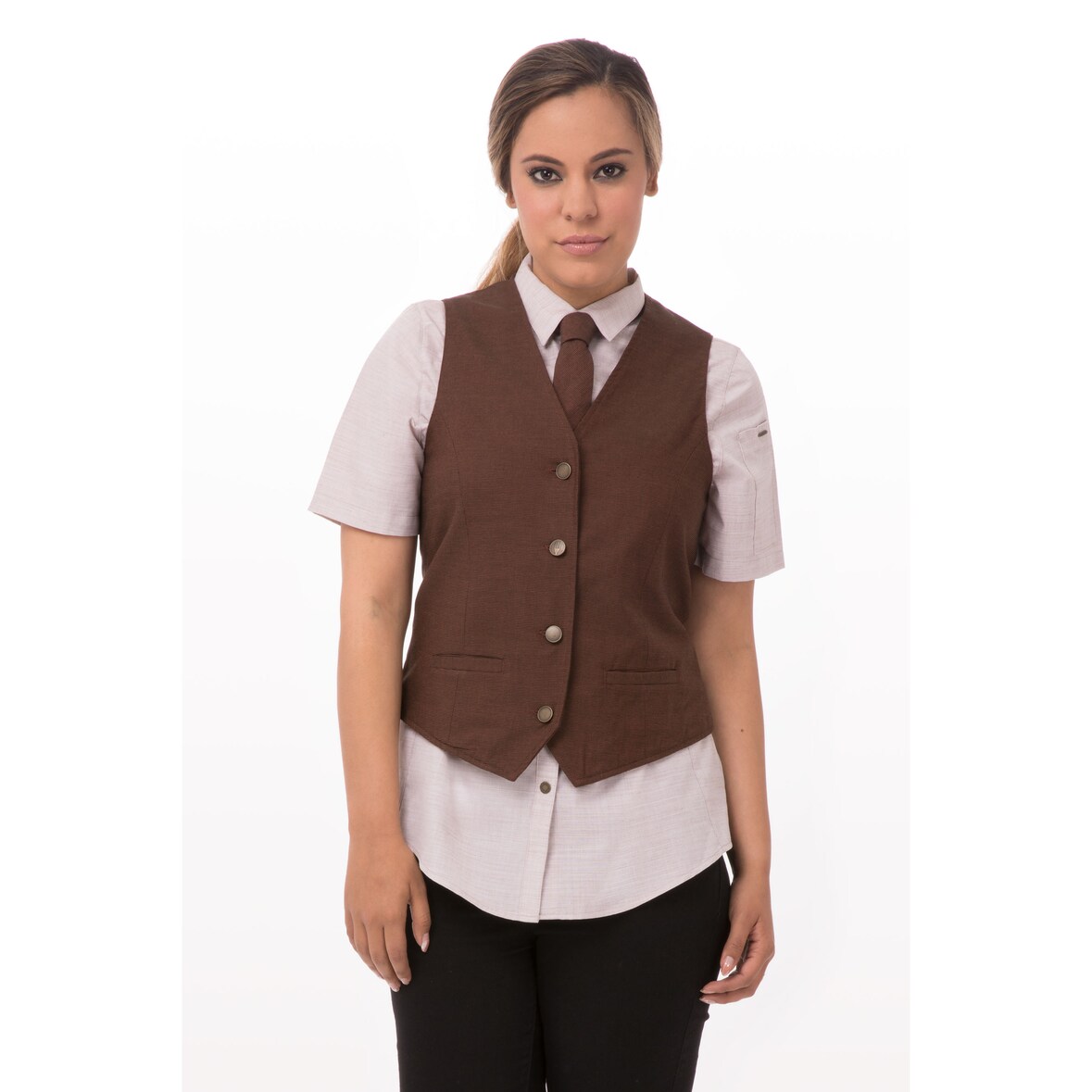 Chef Works® AUGUSTINE Damenweste URBAN Collection Artikel VNN01W Rost Größe L