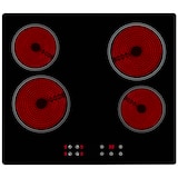 thumbnail of Exquisit Kochfeld EKC 601-2.2 | Glaskeramik | Touch Control | 4 Kochstellen | Rahmenlos | 6000 W