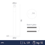 thumbnail of Danieli Store | Cenicero Exterior de pie | Cenicero para Exteriores negro, Elegante, Alto con Base anclable al Suelo | Cubo Interior extraíble