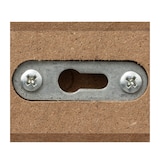 thumbnail of Étagère d'angle murale flottante Blanc 25 x 25 cm Fixations invisibles