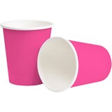 thumbnail of 10 Pappbecher pink `uni` mit Bio-Beschichtung