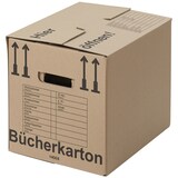 thumbnail of 250 x Bücherkarton Compact 40 kg Traglast stabiler Umzugskarton Bücherkiste Umzug 2-wellige Movebox BB-Verpackungen