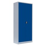 thumbnail of Flügeltürschrank Metallschrank abschließbar Spindschrank Lichtgrau/Blau 1800 x 800 x 383 mm 545521