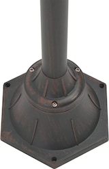 thumbnail of vidaXL Garten-Pollerleuchte E27 220 cm Aluminium 2-Laterne Bronze