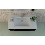 thumbnail of Bad-Set Waschbecken Waschtisch Unterschrank Bad Badezimmer Badzubehör Badezimmerausstattung Locarno in schwarz Hochglanz Badmöbel Set Jet-Line