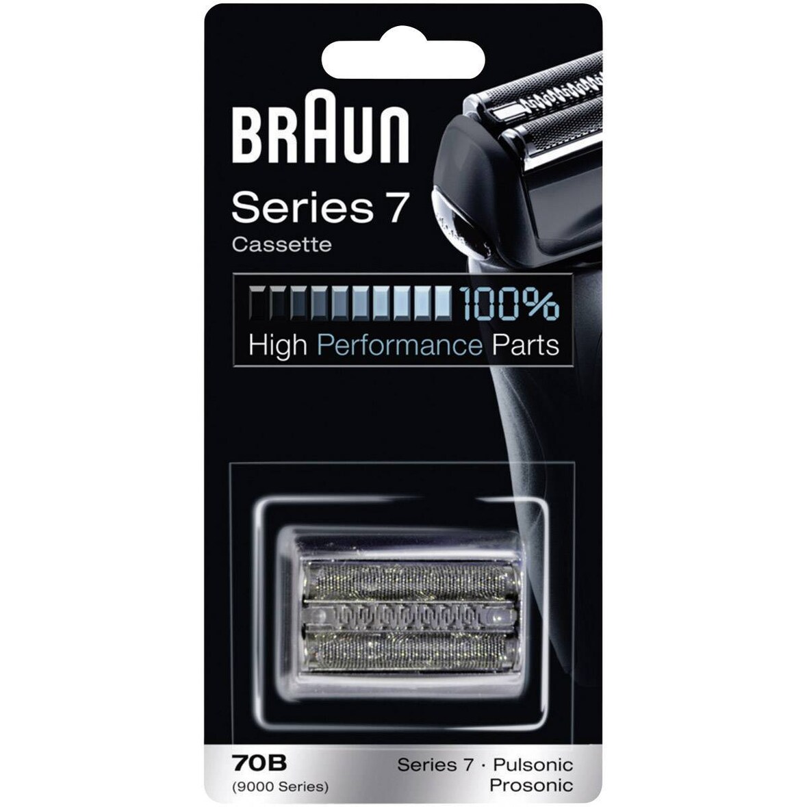 Braun 70B Scherkopf Schwarz 1 Set 092223
