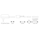thumbnail of Paulmann MaxLED 250 Strip LED Tunable White Kit de base  3m   11W 270lm/m  Tunable White 24VA 79860