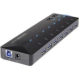 thumbnail of Renkforce 7+2 Port USB 3.2 Gen 1-Hub (USB 3.0) mit Schnellladeport, mit Status-LEDs Schwa RF-3806034