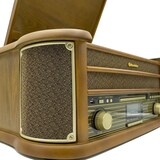 thumbnail of Roadstar HIF-1993BT - Reconditionné / occasion HiFi rétro Bois avec Tourne-disques (Bluetooth, FM, CD) Couleur Bois