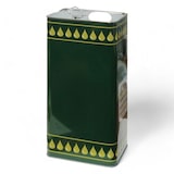 thumbnail of Lattina contenitore per olio con maniglia di trasporto in banda stagnata senza tappo - 25 lt