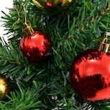thumbnail of Weihnachtsgirlande Geschmückt mit Kugeln und LED-Lichtern 5 m