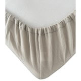 thumbnail of Fleece Winter Spannbettlaken 120-130x200 cm Grau Wärme kuschelig