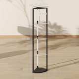 thumbnail of HOMCOM Lampada da Terra con 5 Ripiani, Luce LED e 3 Luminosità Nero