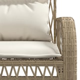 thumbnail of vidaXL 4-tlg. Garten-Sofagarnitur mit Kissen Beige Poly Rattan