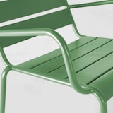 thumbnail of Poltrona relax in acciaio verde cactus basso