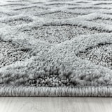 thumbnail of Carpetsale24 Teppich Rund 160 cm Grau, Hochflor Wohnzimmer Teppich, Weich & Flauschig, Skandinavisch Boho Stil, Langflor Shaggy, Skandi Design