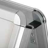 thumbnail of Magnetoplan Plakatständer Kundenstopper SP - DIN A2 - 46,5cmx64,2cm - wetterfest mit integriertem Wasserablauf -Silber