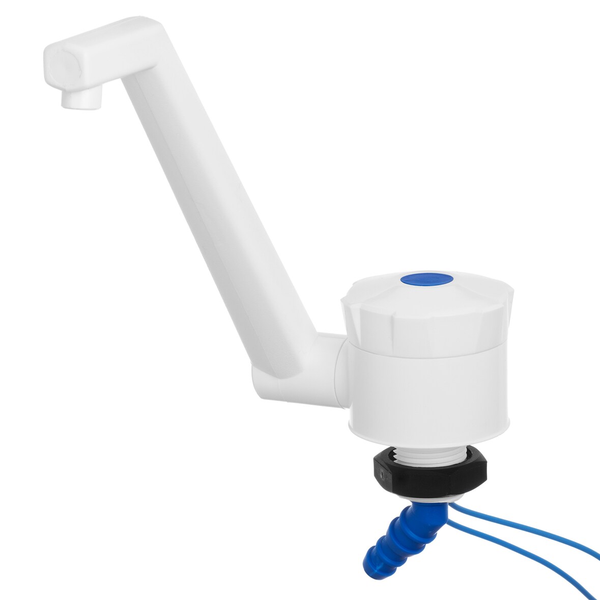 Moritz Wasserhahn 12 V Wasserarmatur Hahn Armatur weiss Anhänger Bierwagen