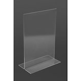 thumbnail of Olympia Tischaufsteller Acryl T-Form A5