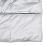 thumbnail of vidaXL Ganzjahresbettdecke Silber 240 x 200 cm Satin und Mikrofaser