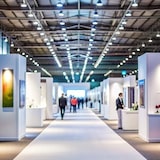 thumbnail of Moqueta ferial branco al corte. 2 x 25 (50 m²) casamentos / eventos / feiras / desfiles