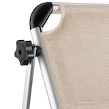 thumbnail of tectake Tumbona Lorella acolchada, plegable  Beige