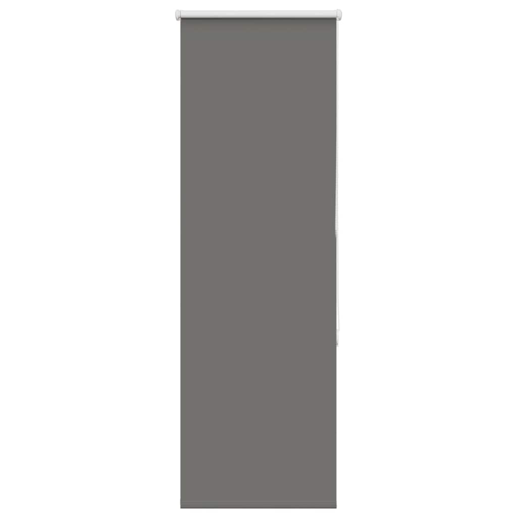 vidaXL Verdunkelungsrollo Grau 60x130 cm Stoffbreite 55,7 cm Polyester