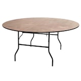 thumbnail of MobeventPro mesa redonda plegable de madera buffet catering 170 x 170 x 76cm