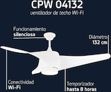 thumbnail of Orbegozo CPW 04132 - Ventilador de techo, 6 velocidades , 35 W, Blanco