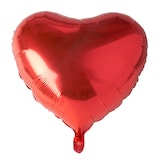 thumbnail of 24 Ballons aluminium Ø 45 cm rouge "cœur" grande