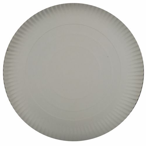 ABC Pak 200 Teller, Pappe [rc] rund Ø 34 cm · 2 cm weiss (95341, 4x50 Stück)