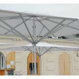 thumbnail of Assalit-Jean Parasol de terrasse Prémium Blanc grisé 300 x 300 Armature Gris