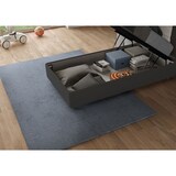 thumbnail of Letto Singolo contenitore imbottito 90x210 microfibra grigio Azelia