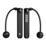 thumbnail of Nedis SmartLife Springseil - Bluetooth - Dualer Hall-Sensor - LED - PVC - 3.00 m - Akku-Bälle / Beutel mit Kordelzug - Schwarz