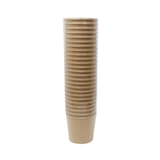 thumbnail of MONOUSO - Tarrina de Cartón Kraft-Kraft 350ml Ø9,0cm (25 Uds)