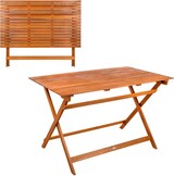 thumbnail of Mesa jardín rectangular acacia 6 comensales Aktive