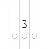 thumbnail of Herma Ordnerrückenschilder ablösbar 297 x 59 mm weiss 25 Bl 75 Etik. LaserInkCopy