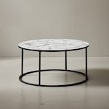 thumbnail of Runder Couchtisch Marmor-Optik, Modernes Design, 80 cm Durchmesser. 80x80x40 cm | Kadima Design