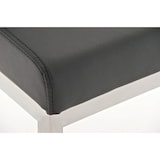 thumbnail of Barhocker Paros Kunstlederbezug schwarz