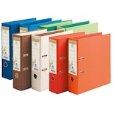 thumbnail of Exacompta - Réf. 53980E - Carton de 10 classeurs à levier A4 Prem'Touch - Dos 80mm - Mécanique 80mm - 32 x 29 x 8 cm - Assortis