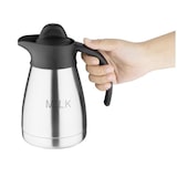 thumbnail of Olympia thermoskan met schroefdop en opschrift MILK 0,5L