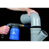 thumbnail of Lampe a souder Coque Acier llumage piezo + 6 Cartouches de gaz 190gr STOP GAZ Perçables KEMPER