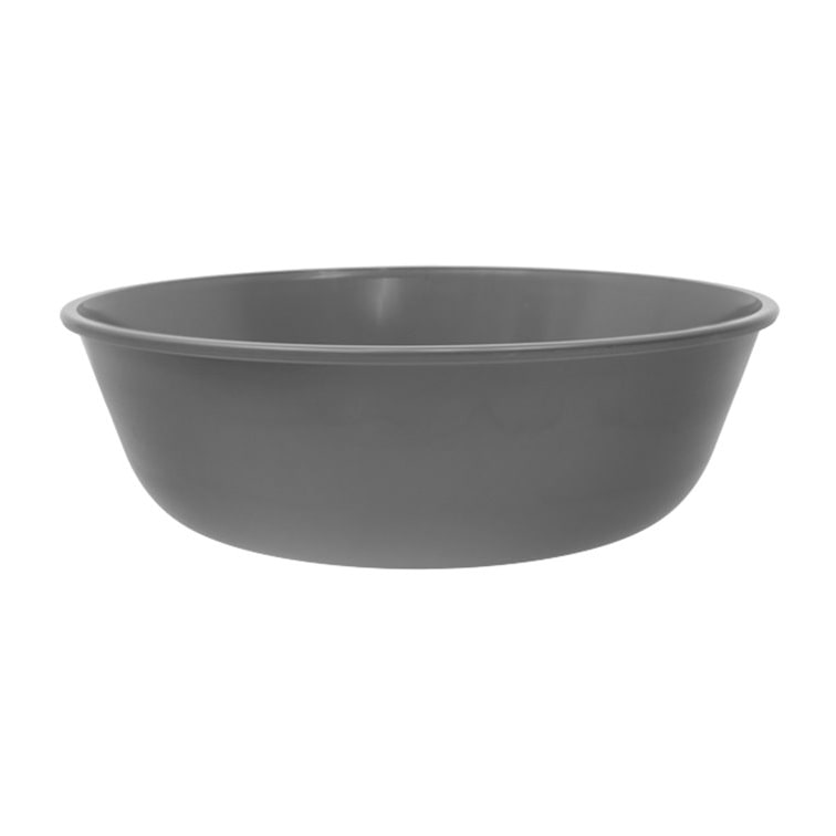 MONOUSO - Wiederverwendbare Durable Schale PP „Revolve“ Grau 1750ml Ø22cm (1 Stück)